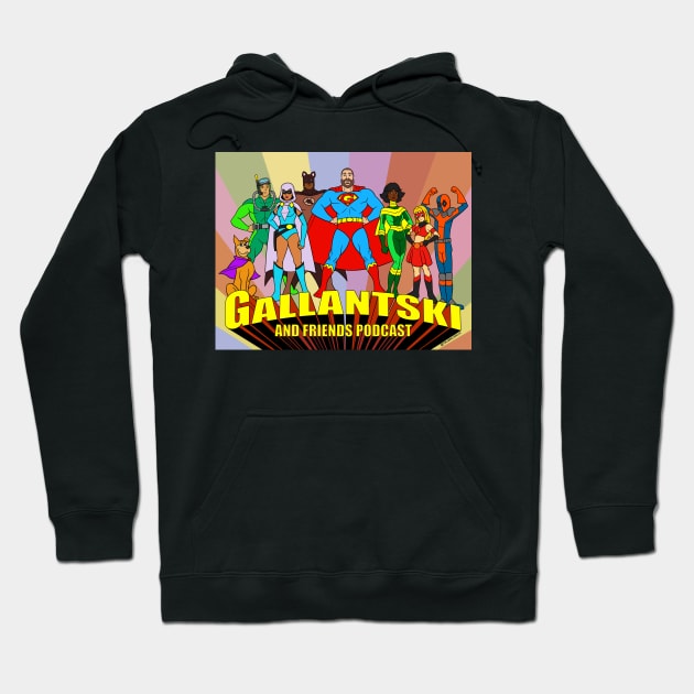 G&F Classic Logo Hoodie by Gallantski and Friends Podcast